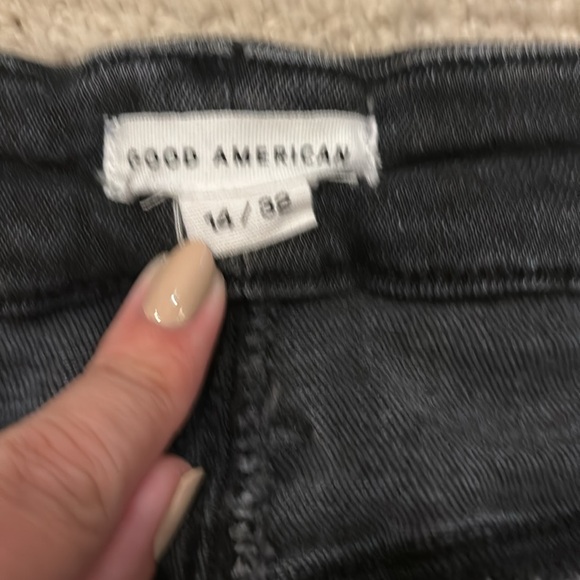 Good American black skinny jeans size 14/32 - Picture 3 of 6